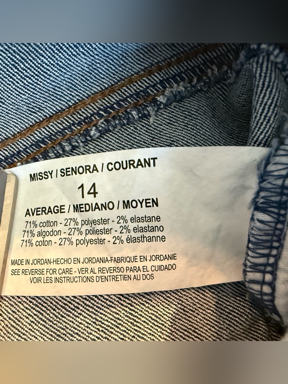 Bandolino Mandie Skinny Jeans in Dark Blue Denim Size 14 - Picture 8 of 13